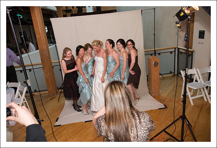 They had a nice photo booth set up for some pro photos of anyone that wanted them.  I went for the bird's eye view