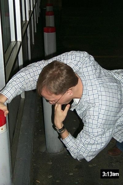 Perhaps nine donuts wasn't a good idea