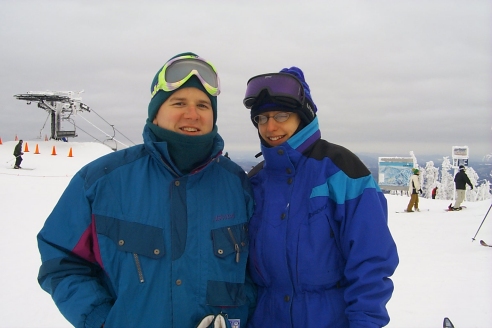 Rachel and me.
