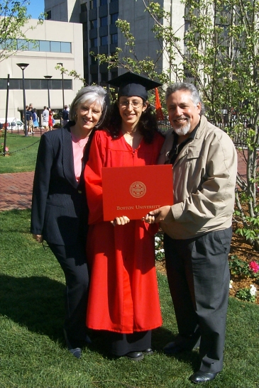 Rachel and the parents, Patty and Ken