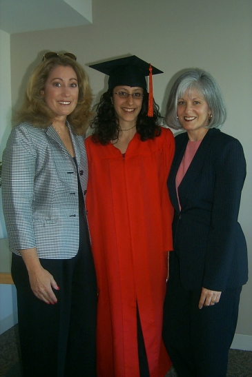 Janice's mother Linda, Rachel, and Mom