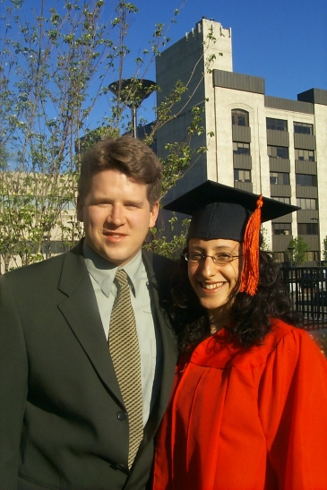 Rachel and her most handsome friend, me