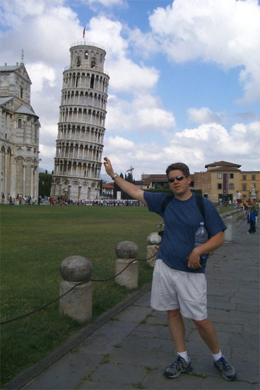 Now I'm a little embarrassed to put this up as we thought we had come up with an original idea of taking a picture of each of us 