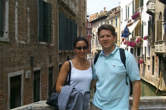 Rachel and me with the help of another friendly tourist.