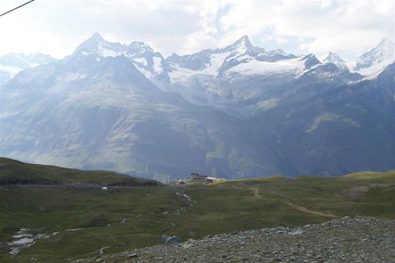 Another shot of the grass and neighboring peaks.