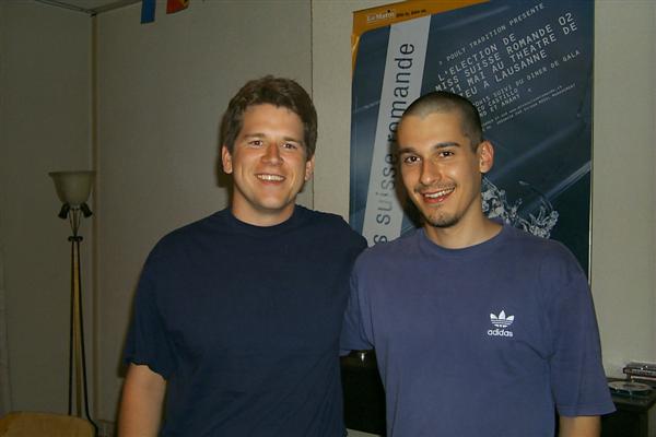 Rui Rodrigues from Lisbon, Portugal and myself.