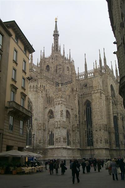 On my fourth trip to Switzerland for work, my colleague and I decided to take a weekend trip to Milan.  Here in the center of Milan is the Duomo.