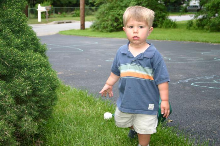 My youngest nephew Evan