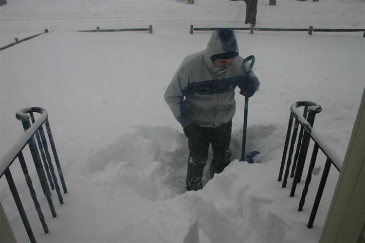 It snowed for over 12 hours