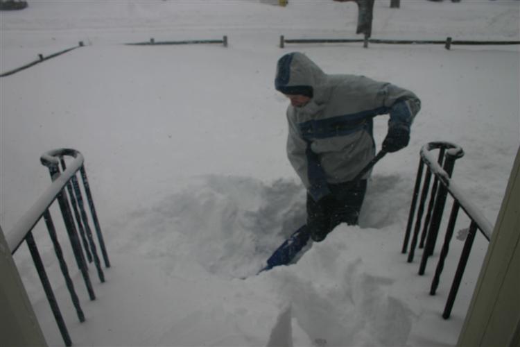 I shoveled for over 8 hours