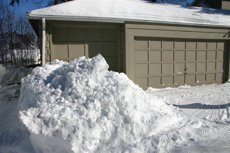 I shoveled here for 6 of the eight hours