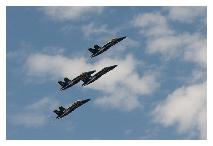 Better shot of the planes.  These guys were damn loud, especially during a turn.  It was pretty cool to see them.