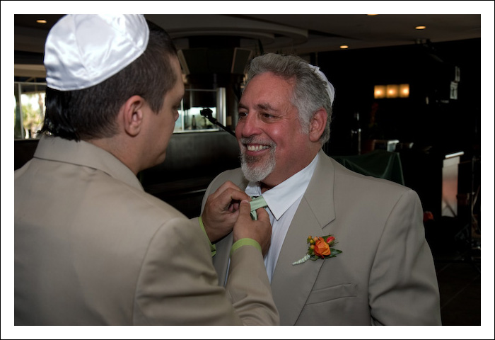Rachel's dad, Ken, and brother David