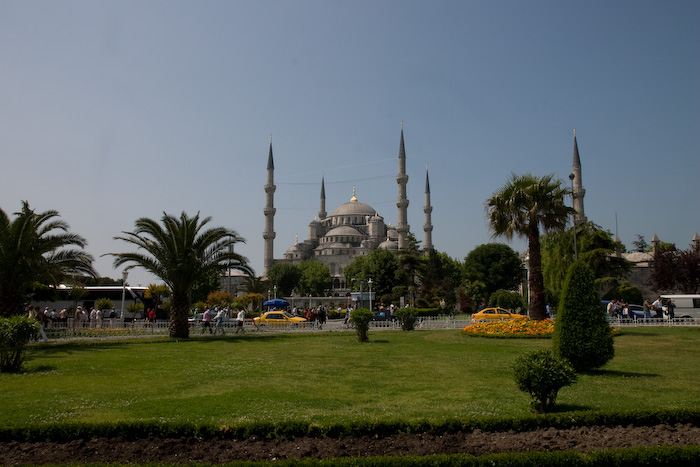 The Blue Mosque...  Rachel and I went to Istanbul for the wedding of a friend that she works with, Çeyda.