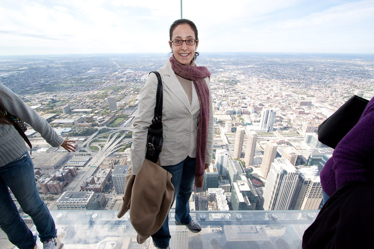 Rachel in the Skybox