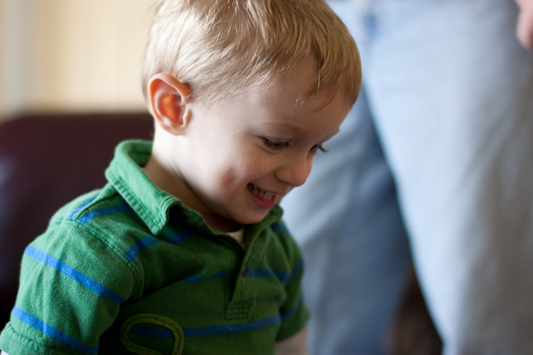 Judy and Joseph's son Jay, close to 2.5 years old