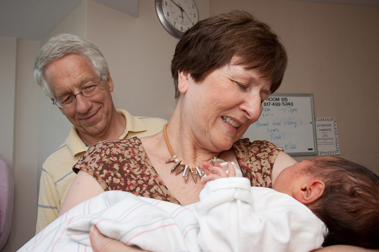 My parents, Mom-mom and Pop-pop to Tori