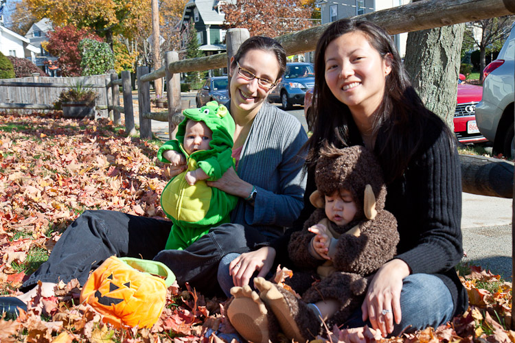 Tori and Vivian on Halloween
