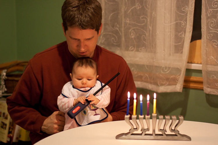 Tori's first Hanukkah