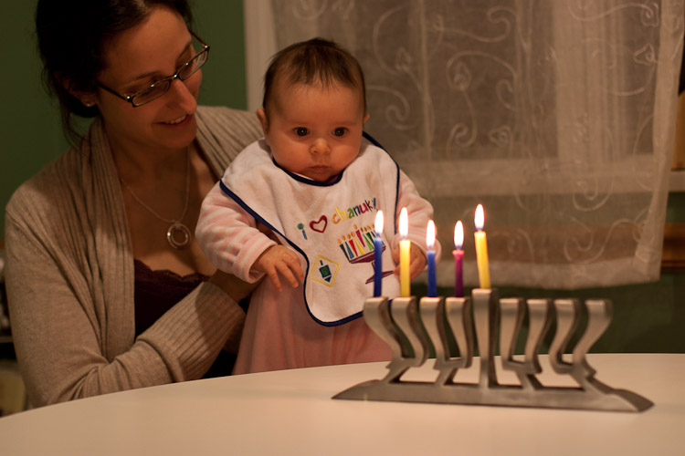 Tori's first Hanukkah